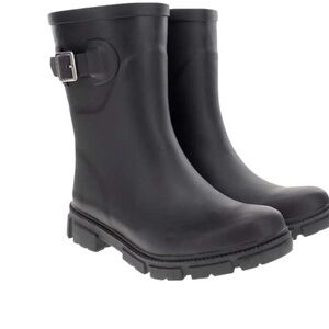 NIB • Chooka • Black • Mid • Rain Boots